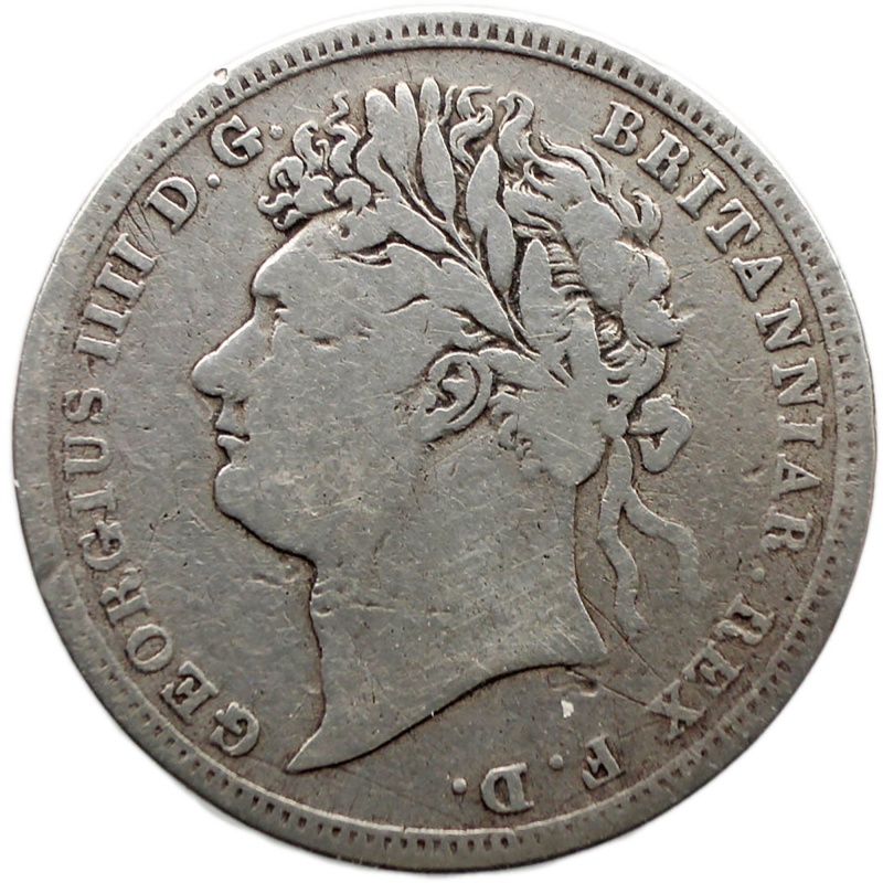 1825 3 Pence George IV Coin UK Silver Maundy Issues