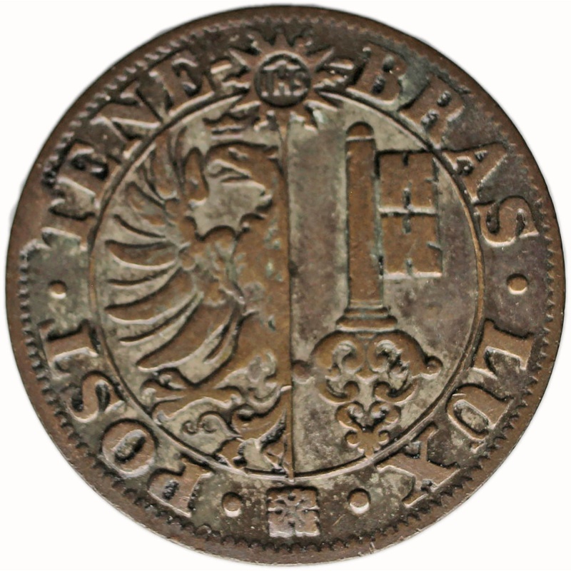 1840 5 Centimes Switzerland Canton Geneva Coin