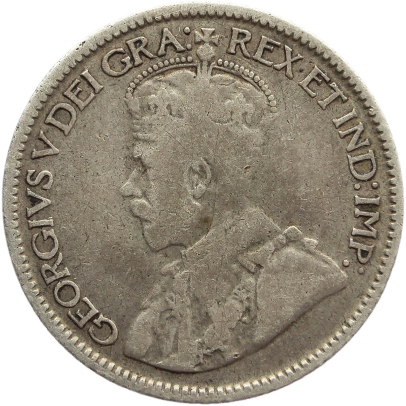 1920 10 Cents Canada Silver Coin George V