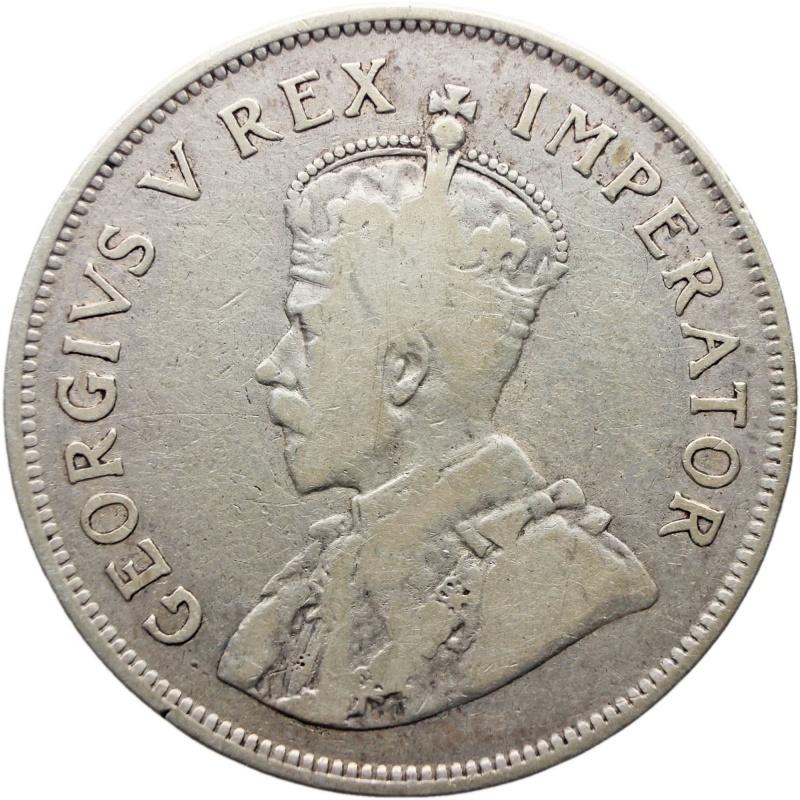 1923 2 1/2 Shillings South Africa Coin George V Silver
