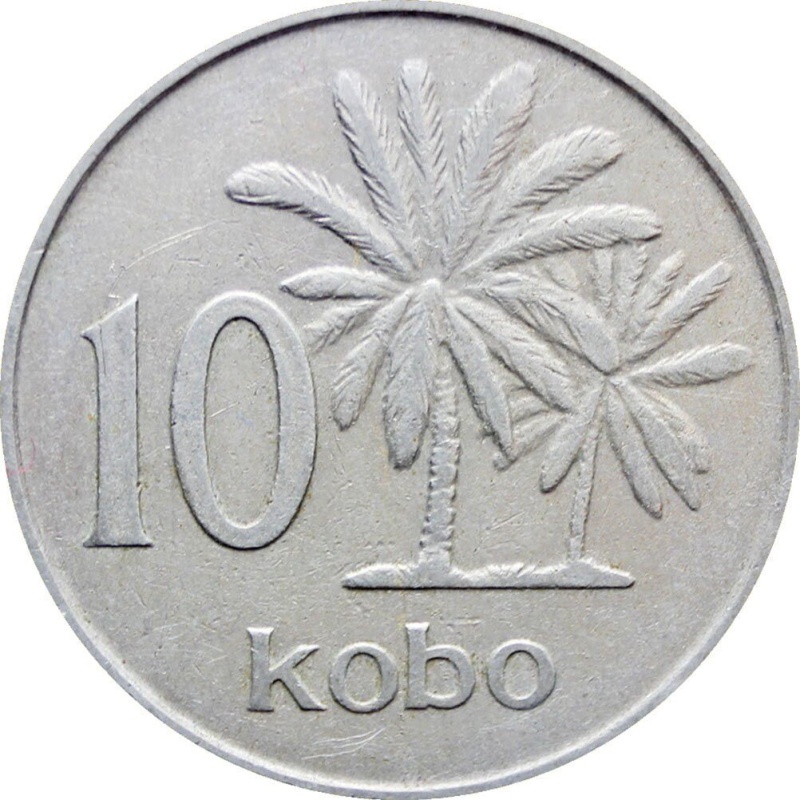 1973 10 Kobo Nigeria Coin