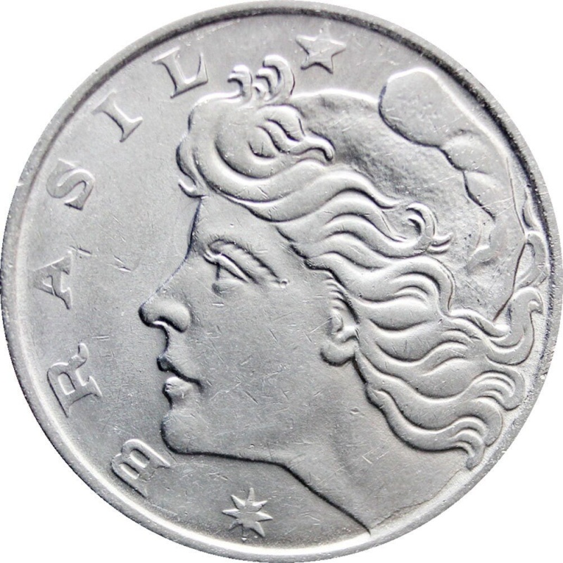 1975 20 Centavos Brazil Coin