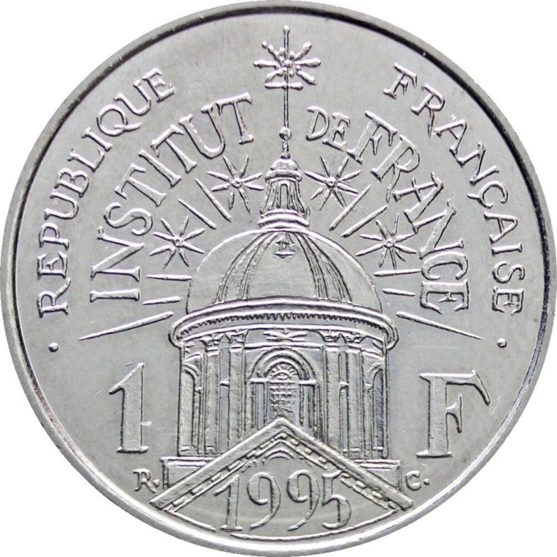 1995 1 Franc 200th Anniversary of the Institut de France Commemorative issue