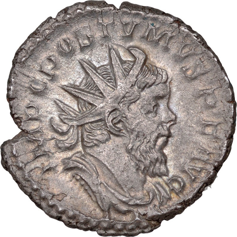 260- 269 A.D. Postumus Antoninianus Roman Empire Coin