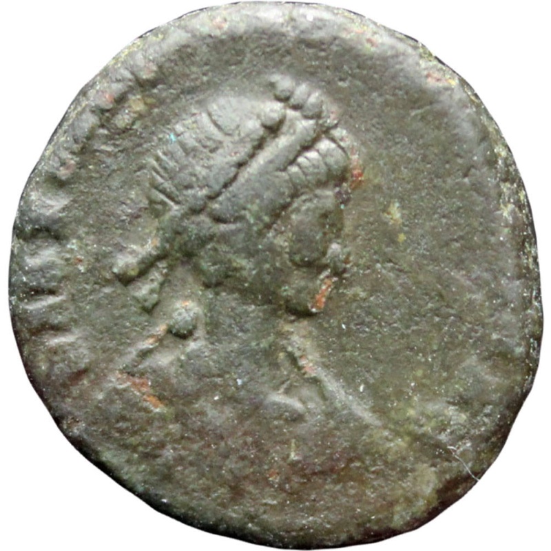 395 – 408 Byzantine Empire Arcadius Bronze Coin AE4 Antioch
