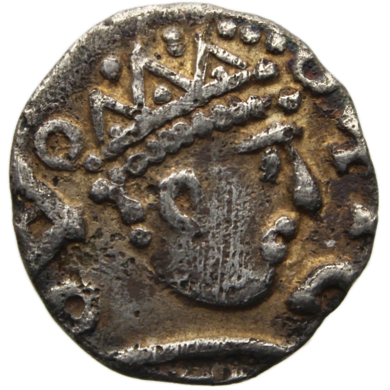 680-710 Anglo-Saxon Sceat Coin TOTII Primary Phase Series A Silver Sceatta Kent Mint