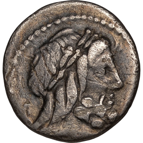 78 BC Roman Republic Coin Volteia Marcus Volteius Denarius Silver