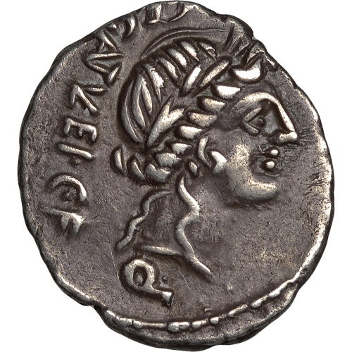 97 BC Roman Republic Coin Quinarius C. Egnatuleius Silver