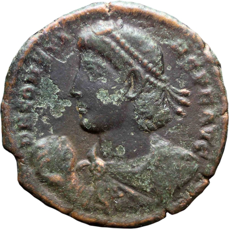 A.D. 348-350 Roman Empire Æ Follis Constans Coin Mint Antioch