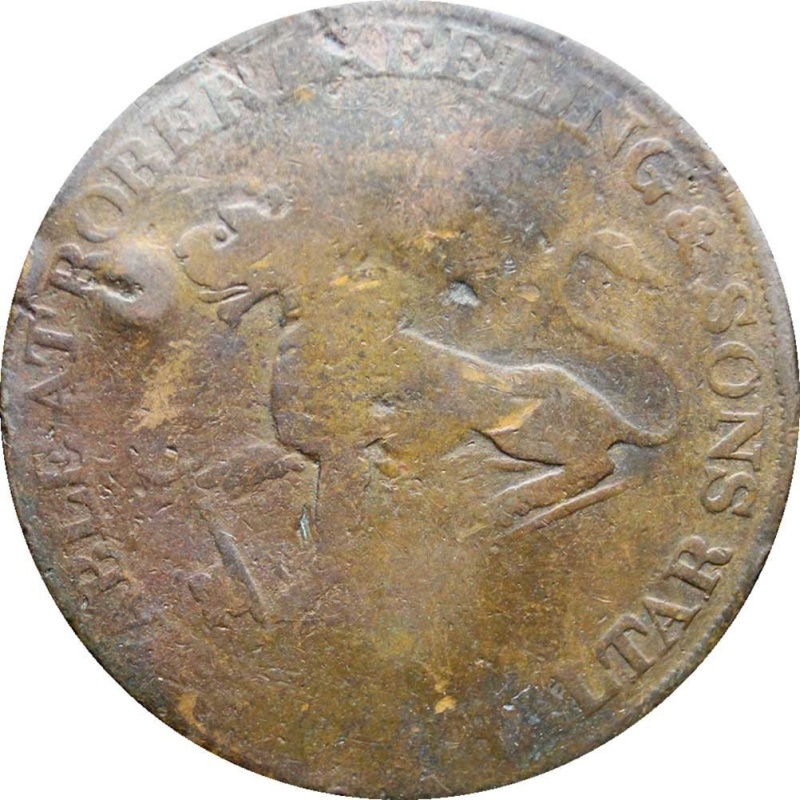 Coin 1810 Gibraltar 2 Quartos Robert Keeling Small Date British Coins