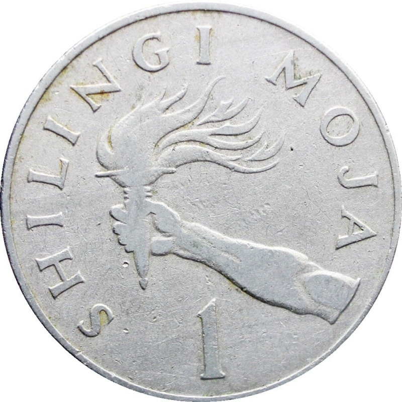 Coin 1966 Tanzania 1 Shilingi  President J. K. Nyerere Coins