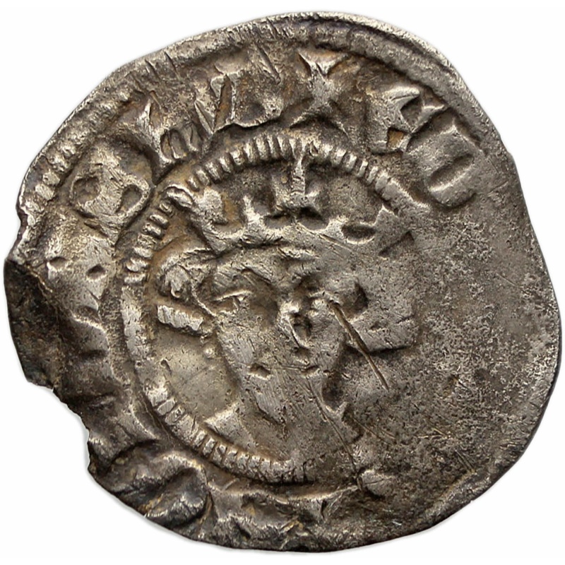 England 1279 - 1307 Edward I Penny Coin Silver Canterbury Mint