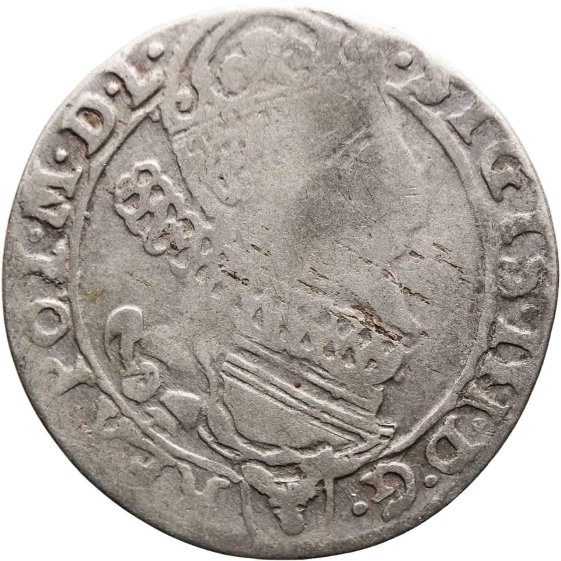 1626 6 Groschen Szostak Groszy Polish–Lithuanian Commonwealth Sigismund III Silver Coin (Krakow mint)