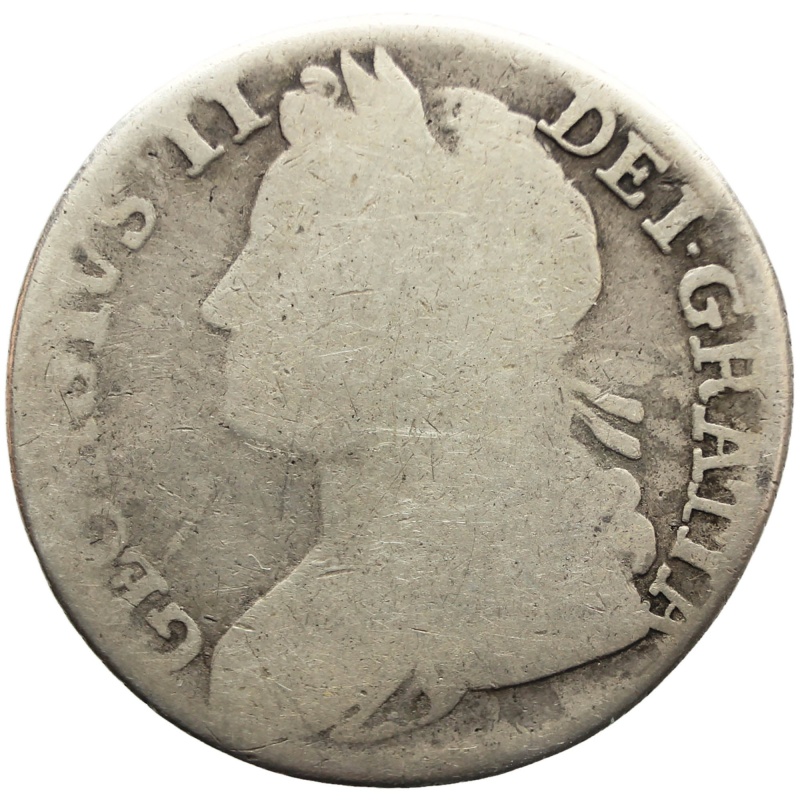 1739 Shilling George II Coin Silver United Kingdom