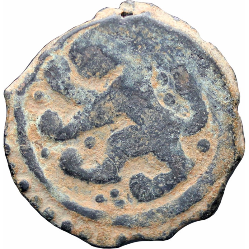 AH 764-778 Islamic Mamluk Bahri dynasty Al-Ashraf Sha'ban II Æ Fals Coin Tarablus mint