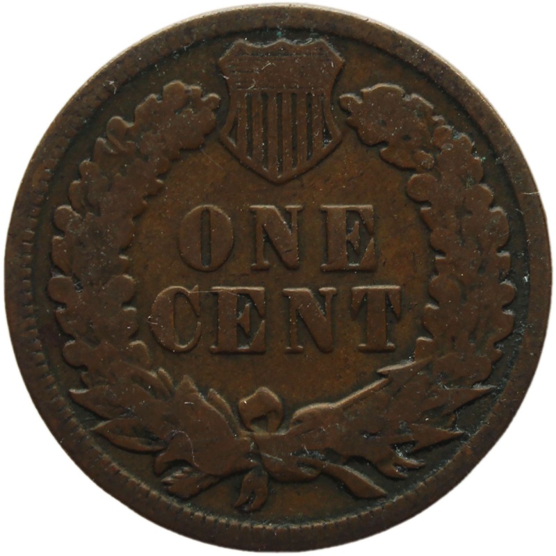 1887 One Cent United States Indian Head Coin