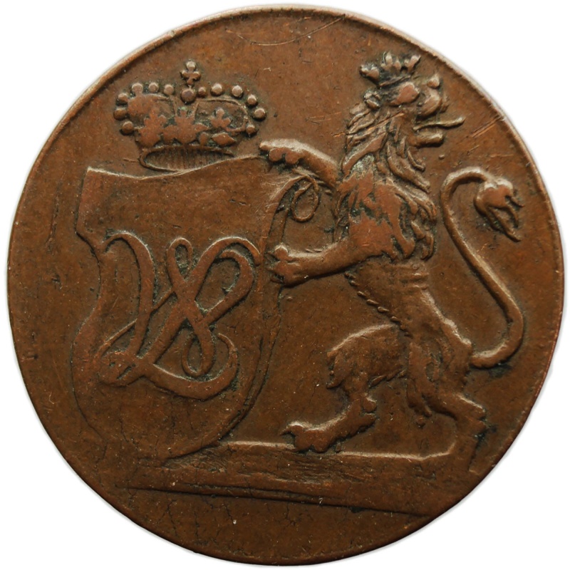 1792 2 Heller Landgraviate of Hessen-Kassel German states Wilhelm IX Coin