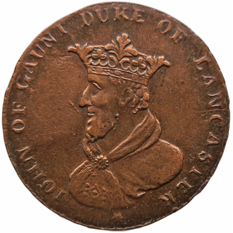 1791 - 1794 Half Penny Token Ireland John of Gaunt Dublin Camac Kyan and Camac