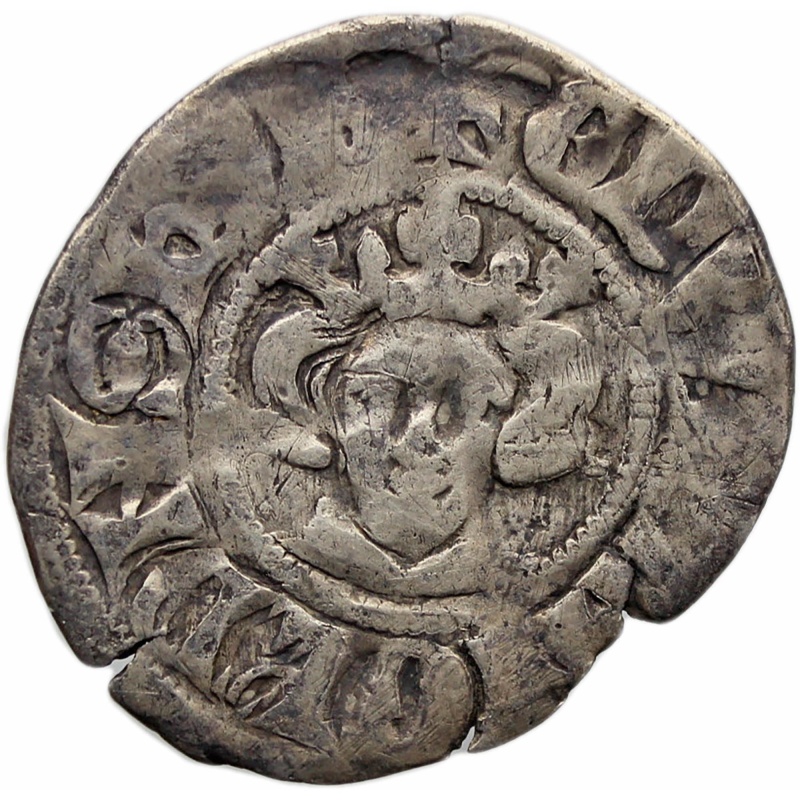 England 1279 - 1307 Edward I Penny Coin Silver Canterbury Mint