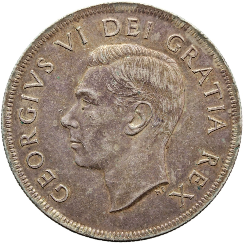 1949 Dollar Canada Coin George VI Silver