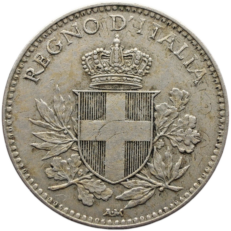1918 20 Centesimi Italy Coin Vittorio Emanuele III