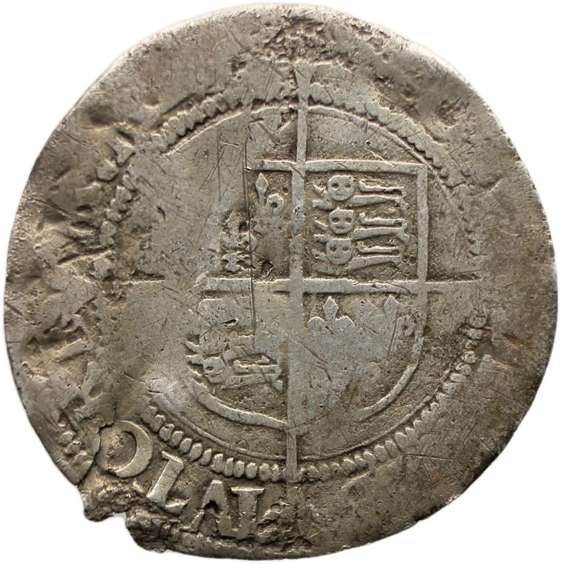 1560 - 1561 Groat Elizabeth I 2nd issue England Coin Silver