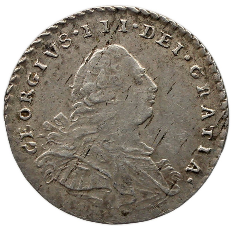 1800 1 Penny Maundy Coin George III UK Silver