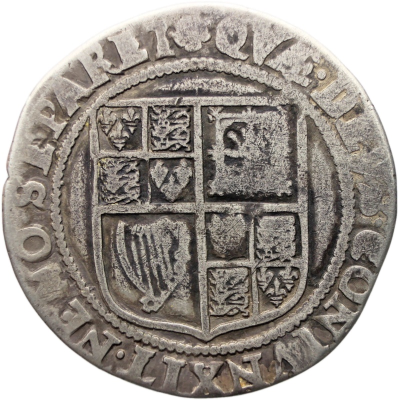 1605-1606 Shilling James I Coin England Silver 2nd issue, 3rd bust Mintmark Rose
