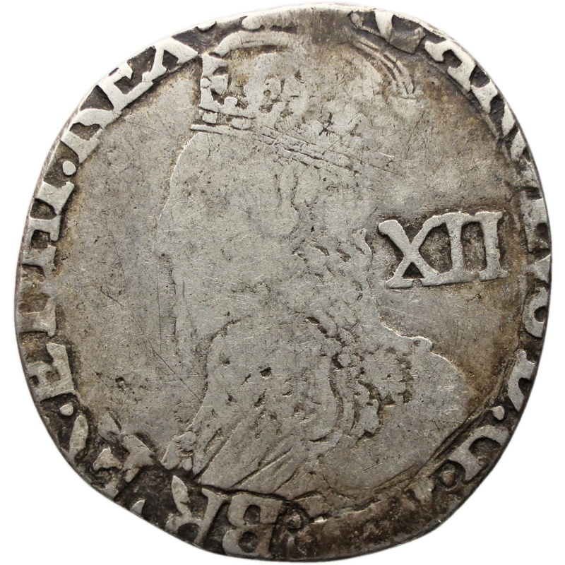 1634-1638 Shilling Charles I Coin England Silver