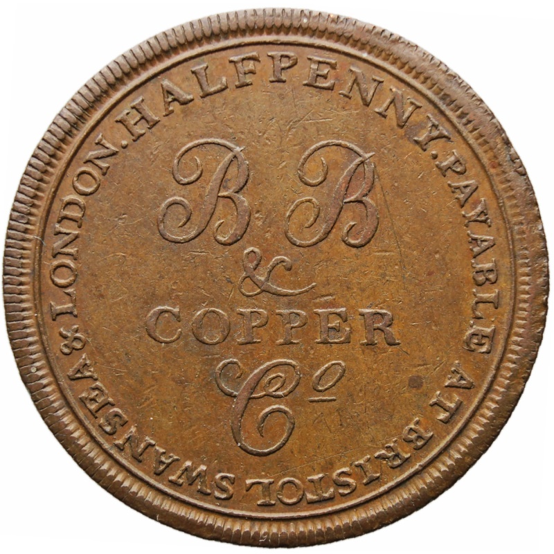 1811 Half Penny Token Bristol Brass and Copper Company