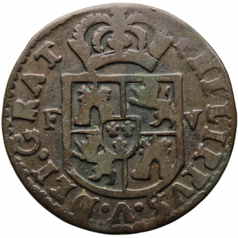 1711 Seiseno Valencia Spanish Coin Philip V of Spain