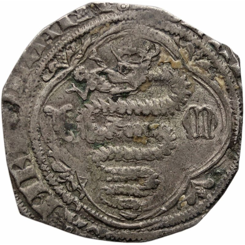 1402-1412 1 Grosso Duchy of Milan Coin Italy Gian Maria Visconti