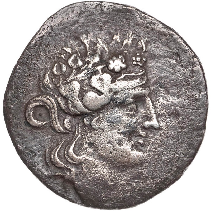 148 - 80 BC. Tetradrachm Thasos Ancient Greek Islands off Thrace Coin Silver Dionysos, Herakles