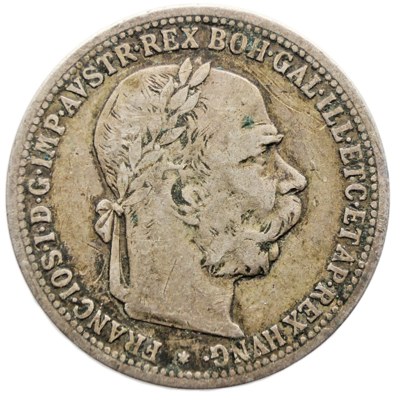 1900 1 Korona Austria Franz Joseph I Silver Coin