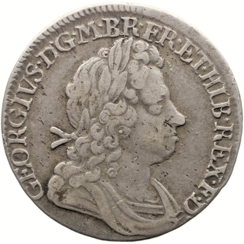 1720 Shilling George I Coin Silver United Kingdom