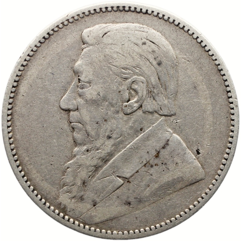 1894 Shilling South Africa Coin Silver