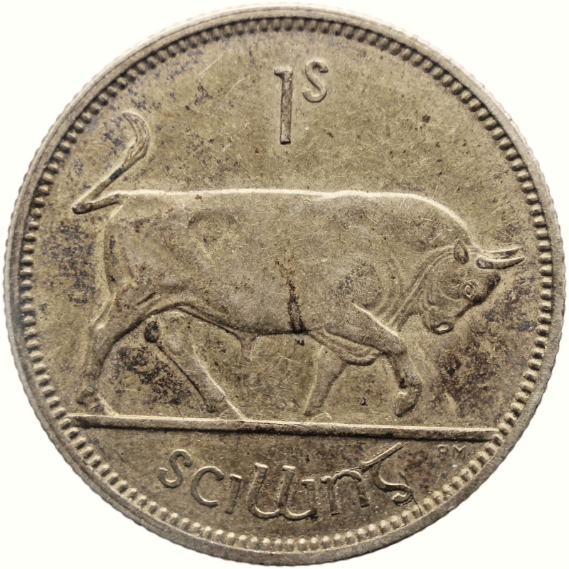 1928 Shilling Ireland Coin Silver