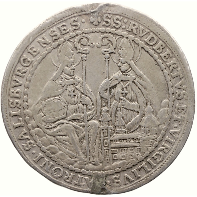 1694 Half Thaler Bishopric of Salzburg Silver Coin Austrian states Johann Ernst von Thun