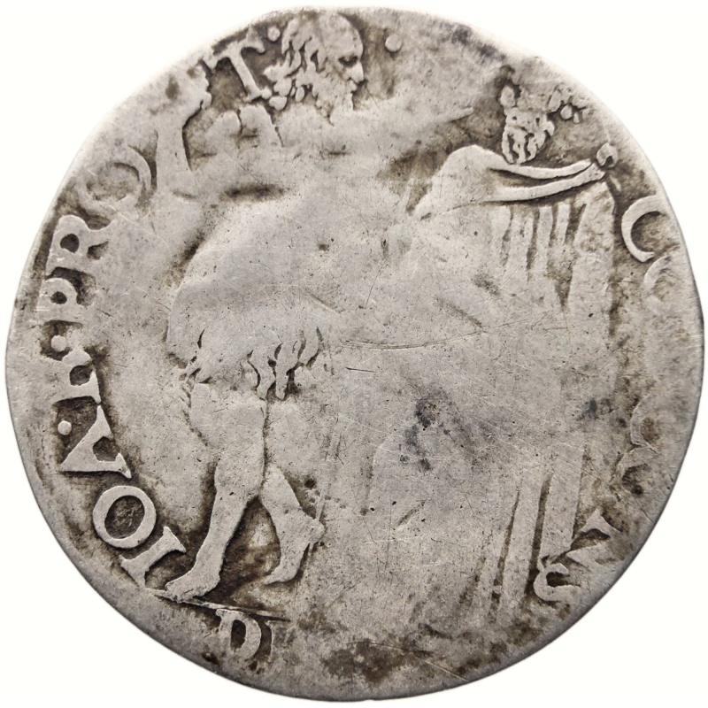 1537-1569 1 Giulio Cosimo I de' Medici Duke of Florence Coin Italy Silver