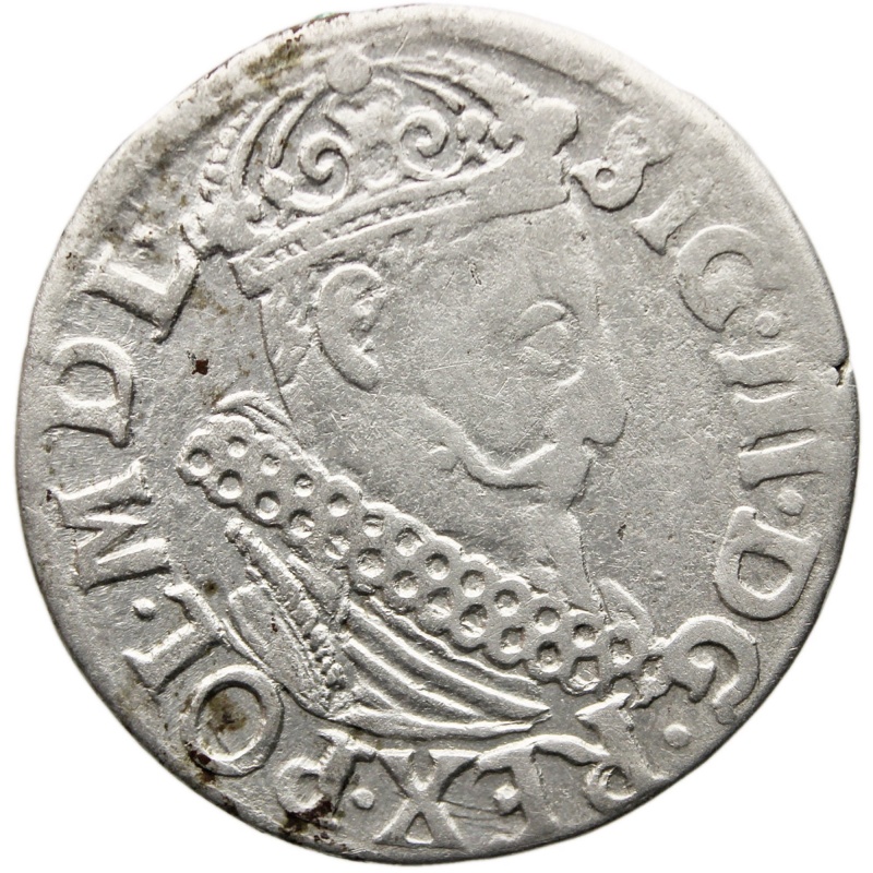1621 3 Groschen Trojak Cracow Mint Polish–Lithuanian Coin Sigismund III Vaza Silver