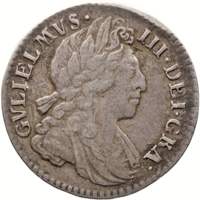 1699 4 Pence William III Coin Maundy England Silver