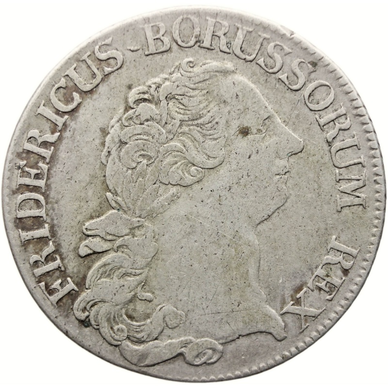 1773 A 1/3 Reichsthaler Prussia Coin Germany Friedrich II Silver Berlin Mint