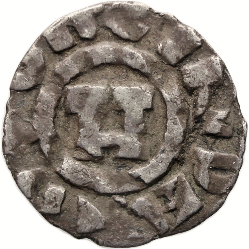 1014 -1024 Italy Lucca Denier Henry II Coin Silver