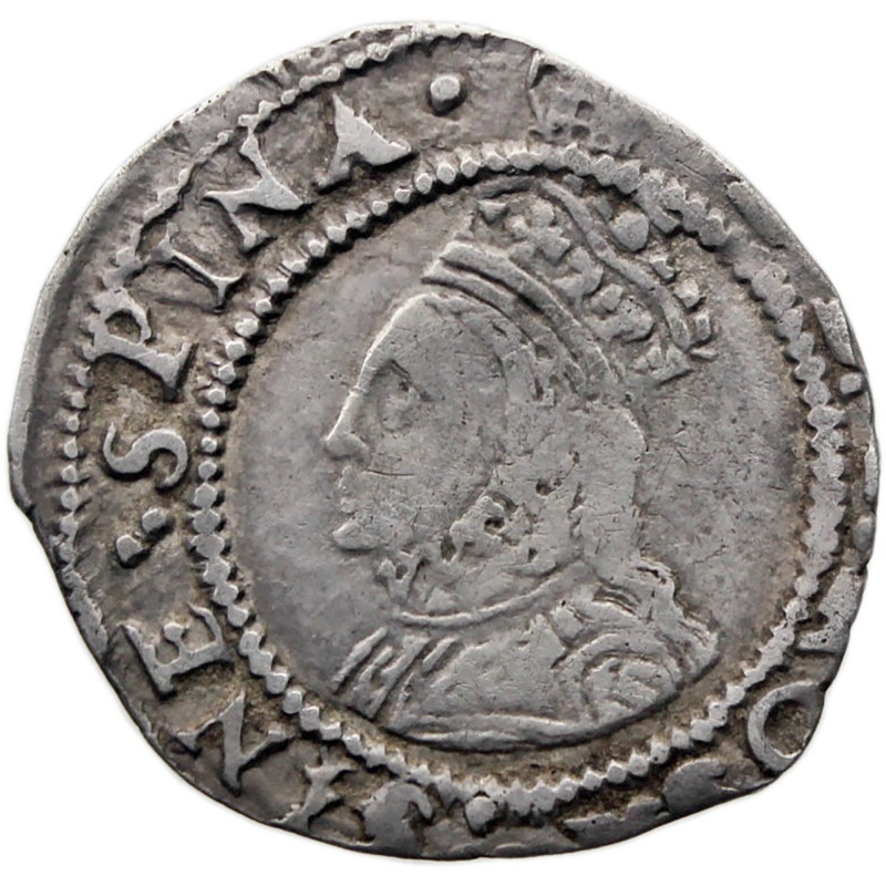 1578-1582 1 Penny Elizabeth I Coin England 5th issue Silver London Mint