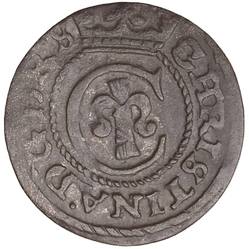 1640 1 Solidus Livonia City of Riga Sweden Coin