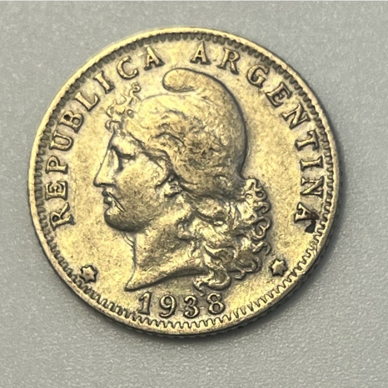 1938 Argentina 20 Centavos KM#36 Copper-Nickel World Coin Circulated