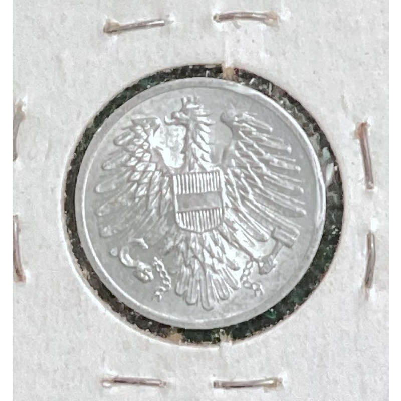 1954 Austria 2 Groschen circulated Coin, low shipping