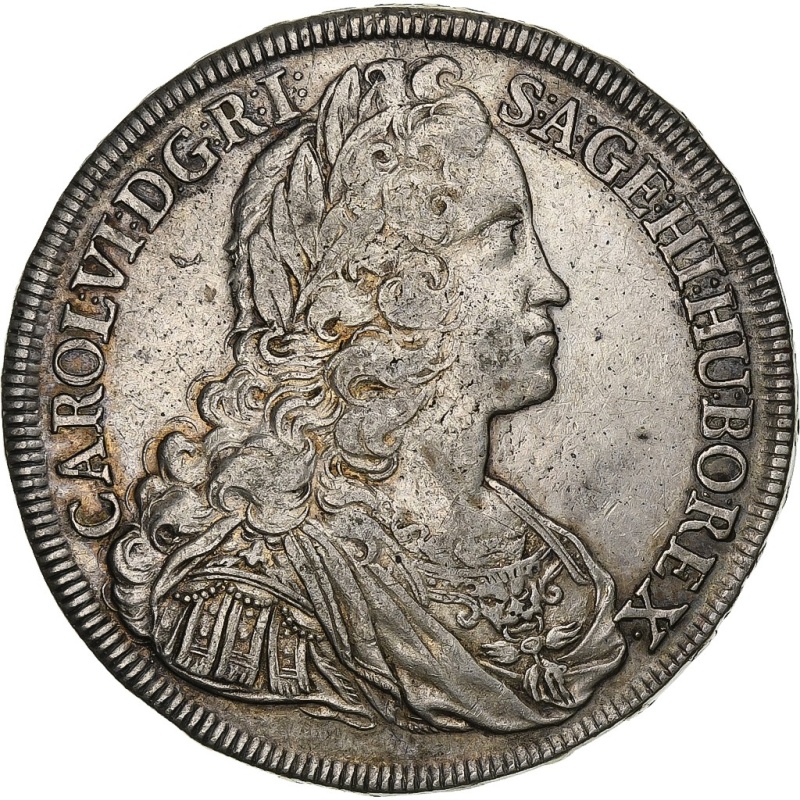 [#1115894] Austria, Karl VI, 1 Thaler, 1734, Vienne, Silver, EF, KM:816