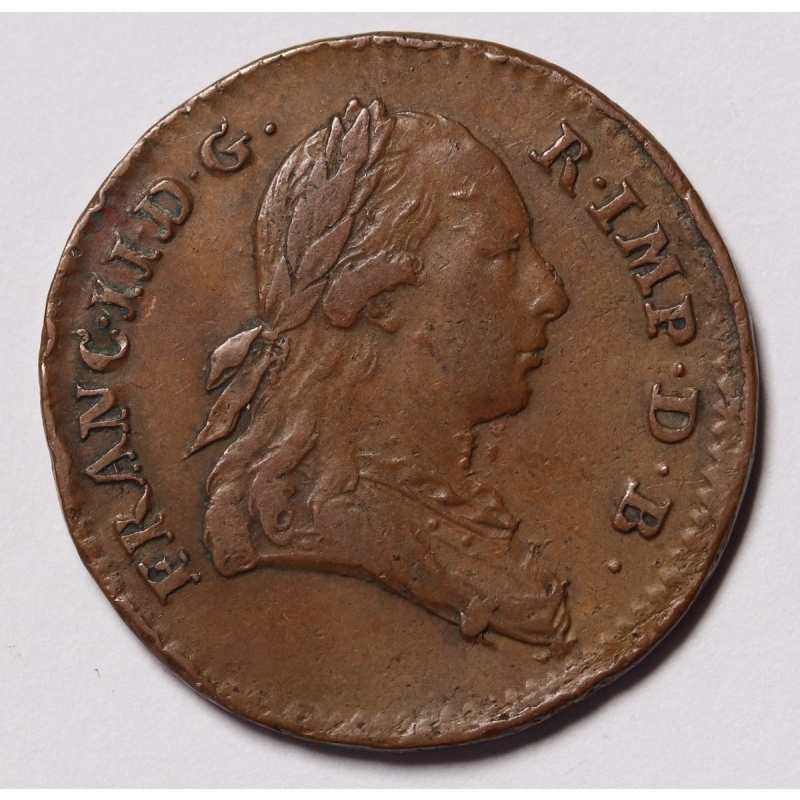 1794 Austrian Netherlands  Liard / Oord - Francis II KM#56