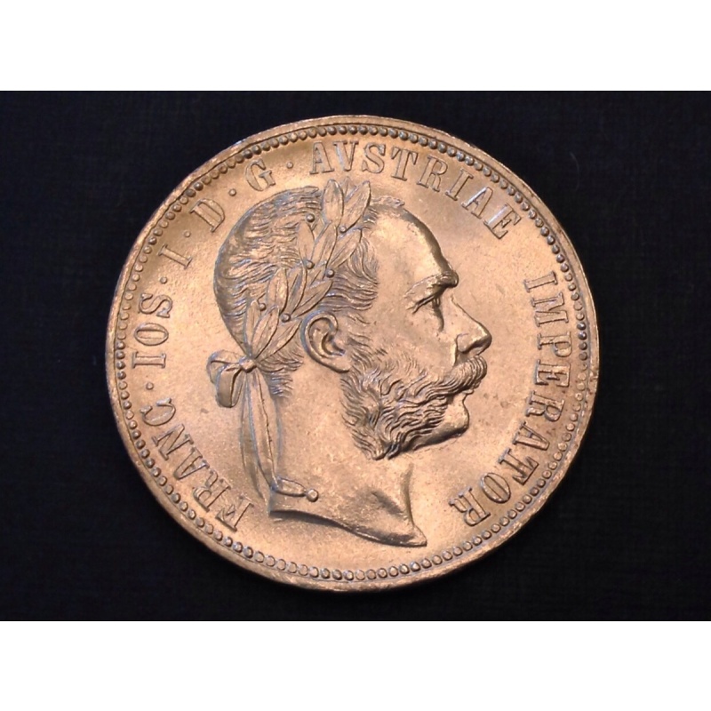 - Imperial Austria 1878 Franz Joseph One (1) Silver Florin Uncirculated UNC